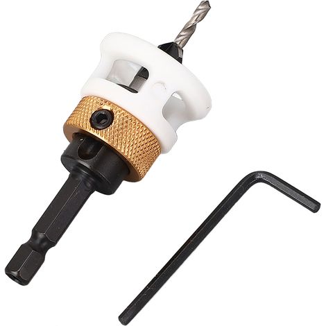 3,2 X 8 Mm Senkbohrer, 4 Schneiden, 1/4"-sechskantschaft, Einstellbare Bohrtiefe Mit Anschlag
