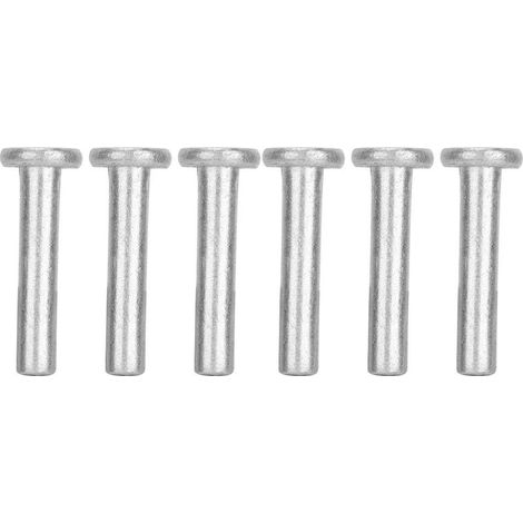 100 Stück Gb867 M4 Flachkopf-aluminiumnieten, Vollnieten Mit Flachem Kopf (m4 25)