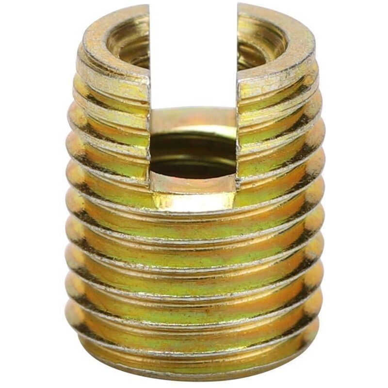 Gewindeeinsätze, 20 Stück 302 Kohlenstoffstahl Selbstschneidender Gewindeeinsatz Schraubenreparaturset (innengewinde M4 0,7 Außengewinde M6,5 0,75: 8 Mm)