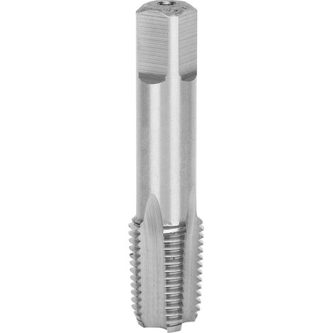 Metrischer Gewindebohrer, 1/4 Npt-gewindebohrer, 1 Cm/0,4" Schaft, 18-zahn-hss-gewindebohrer, Für Edelstahl, Eisen, Gusseisen, Legierten Stahl, Schaftdurchmesser 0,4 Zoll