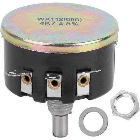 Einstellbares Potentiometer, Eingängiges Drahtpotentiometer, Praktisch, Stabil Und Robust Zur Einstellung Der Widerstands- Und Regelspannung