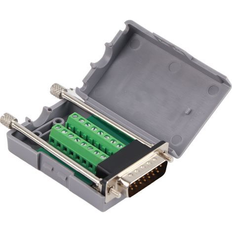 Db15-steckverbinder (lötfrei), 15-polige Breakout-platine, D-sub-steckeradaptermodul Mit Gehäuse