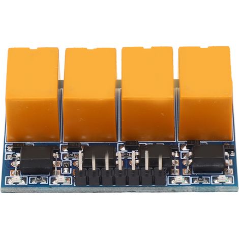 Kleines Hk Dc3,3-5v Relaismodul, Kontrollleuchte, Störungsfreie Mikroplatine Mit 4-kanal-optokoppler