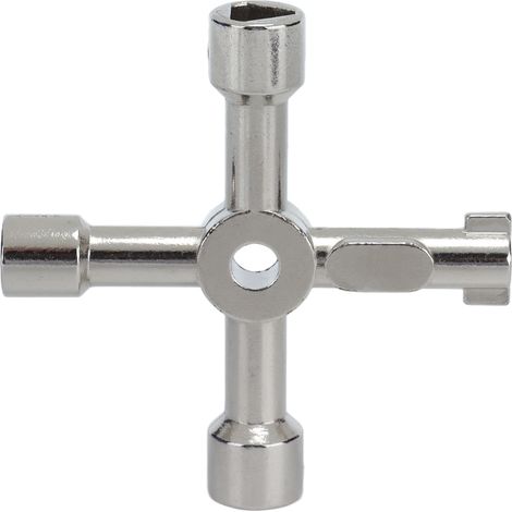 4-in-1 Universal-schraubenschlüssel Aus Zinklegierung, Multifunktionales Handwerkzeug Für Schrankventile