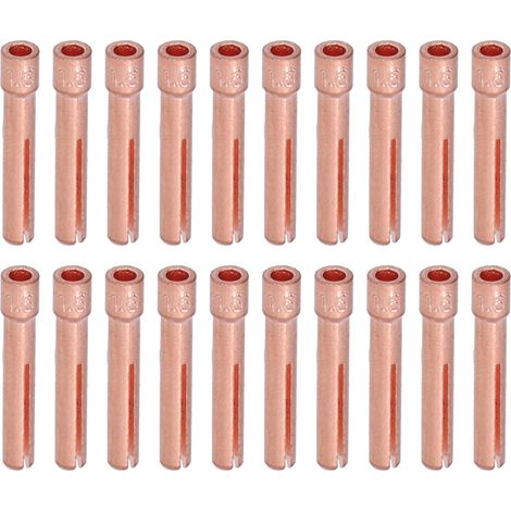 20-teiliges Set Mit 1,6-mm-öffnungs-wig-wolfram-elektrodenklemmen Für Qq150 Wp-9f-schweißbrennerzubehör