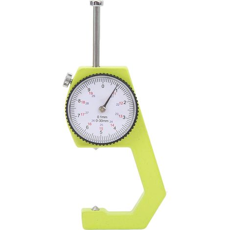 Dickenmessgerät, Auflösung 0,1 Mm, Messbereich 0 Bis 30 Mm, Tragbares Messuhr-plattenmessgerät, Konischer Kopf