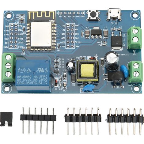 Relaismodul-wlan-entwicklungsboard, 1 Kanal, Ac 90-250v, Dc 7-12v, Usb 5v Für Esp8266