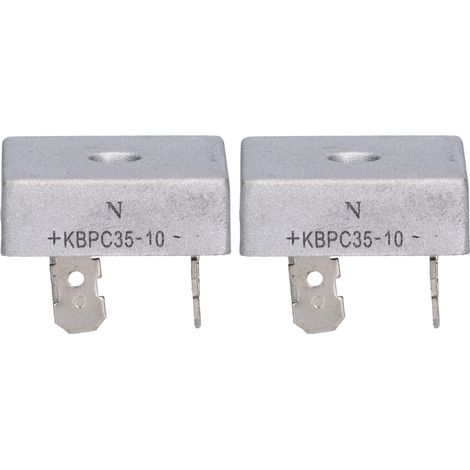 Brückengleichrichterdiode, 4-poliges Zubehör Für Benzingenerator Kbpc3510, 2 Stück