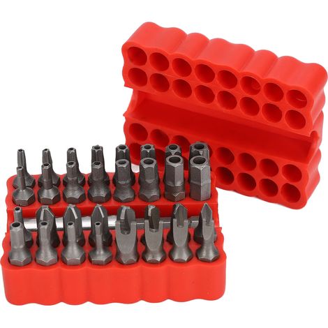 33-teiliges Sicherheitsschrauben-sechskantbit-set, Aus Chrom-vanadium-stahl, 1/4-zoll-schaft Für Fahrzeugcomputer
