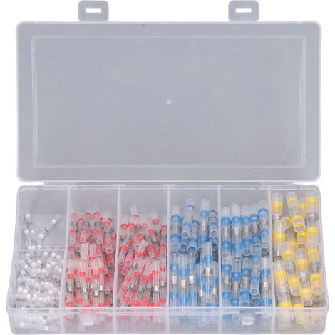 Schrumpfschlauch-drahtverbinder, Stoßverbinder, Wasserdicht Isoliertes Set, 200 Stück