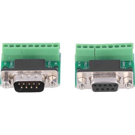 Db9 Stecker/buchse Adapter, Schraubklemme, 9-loch-konverterplatine Für Rs232/rs485