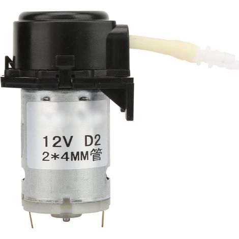 D-2 24mm Dc 12v Diy Peristaltik-flüssigkeitsdosierpumpe Für Analytische Labore (schwarz)