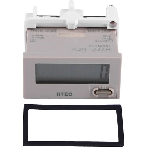 Digitaler Stromzähler, Schwarzer Zähler H7ec-nfv, Einfach Zu Installieren, Zählformat 0-99999999 Mit 8-stelliger Lcd-anzeige Für Elektronikgeräte