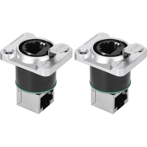 Rj45-winkelstecker, 2 Stück, Flammhemmendes Isoliermaterial, Ytrj45-luftfahrtstecker