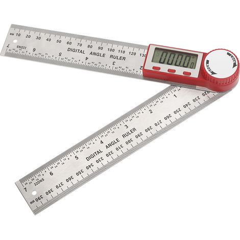 Elektronisches Digitales Winkelmessgerät Aus Edelstahl, 360°-winkelmesser 0–200 Mm