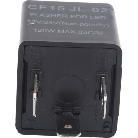 Led-blinker Ohne Polaritätswechsel, 12 V/24 V, Universell, Abs, Normalerweise Offenes Blinkrelais Cf15 Jl-02