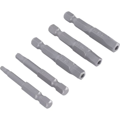 Set Mit 5 1/4"-sechskant-magnetbits Inklusive Magnetschlüssel, Langloch-schraubendreherbit-set Für Bohrschrauber