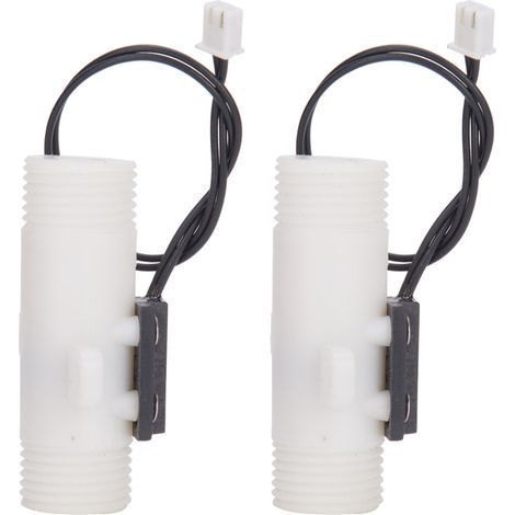 Wasserdurchflusssensor Aus Kunststoff, Schwerkrafttyp Fs G1/2 Zoll, Doppelgewinde (außengewinde), 2 Stück