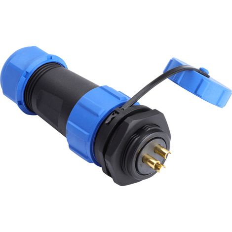Ip68 Wasserdichter Kunststoff-luftfahrtstecker Sp21 3-polig (3 Pins)