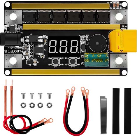 Bedienfeld Für Eine 99-stufig Einstellbare Punktschweißmaschine Für Blei-säure-batterien, Autobatteriemodelle Und 0,1-0,2 Mm Nickelfolie Und Batterien.