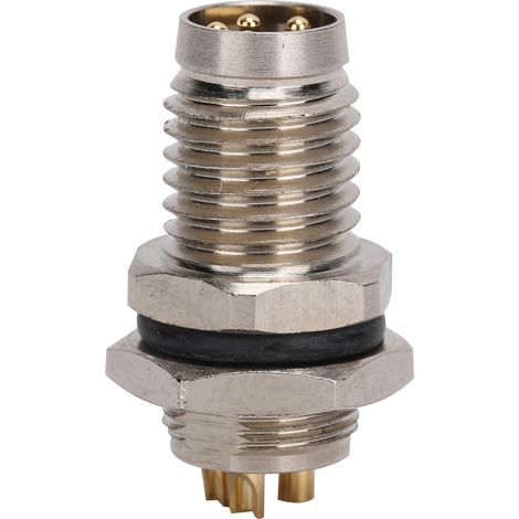 M8-luftfahrtstecker, 4-polig, Ip67-metallanschluss, Vernickeltes Messinggehäuse Für Stecker