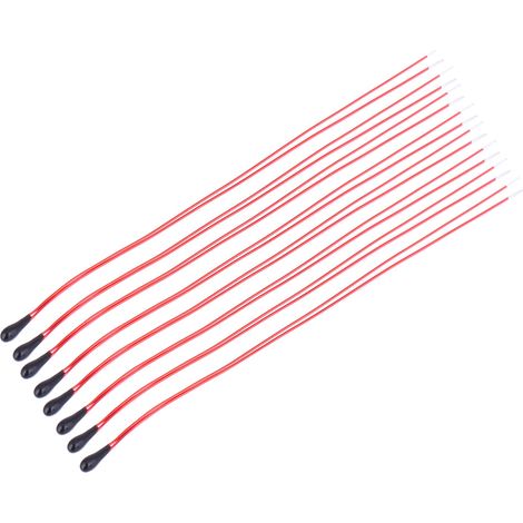 Mf52b Ntc-thermistor, Hohe Empfindlichkeit, Mit 60 Mm Langem, Lackisoliertem Draht, 10 Kω, 10 Stück