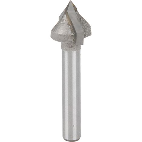 V-förmiger Gravierfräser Aus Wolframstahl, 16 Mm Fräsblattdurchmesser Für Cnc-fräsen, Geschlitzter Saum (90°)