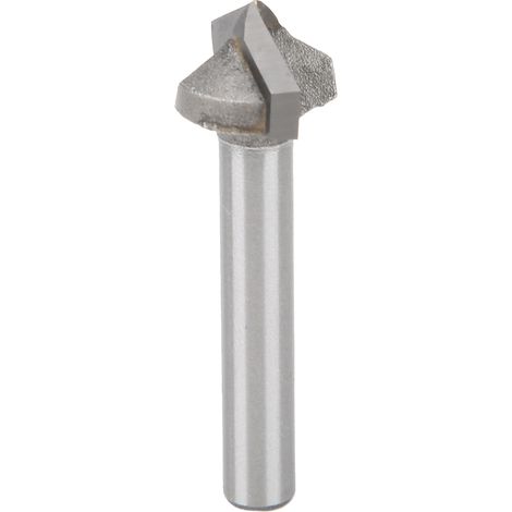 V-förmiger Gravierfräser Aus Wolframstahl, 16 Mm Fräsblattdurchmesser Für Cnc-fräsen, Geschlitzter Saum (120°)