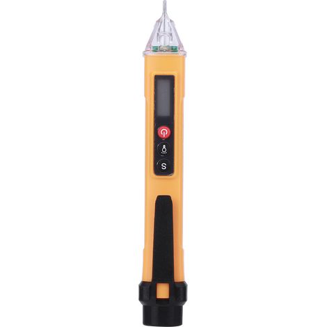 Berührungsloser Digitaler Strom- Und Spannungsprüfer, Prüfstift, Messgerät Ac121000v (gelb/schwarz)