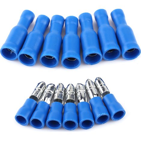 Crimp-anschlussklemmen, Stecker Und Buchsen, Für Den Einsatz Im Automobilbereich (blau)