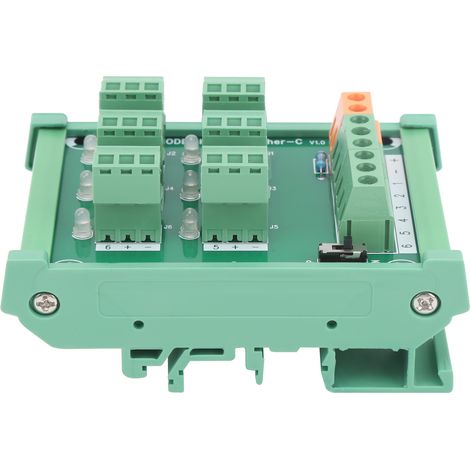 Din-schienen-klemmenblock, 3-adrige 6-kanal-datenerfassungskarte Kp-6l-gther C