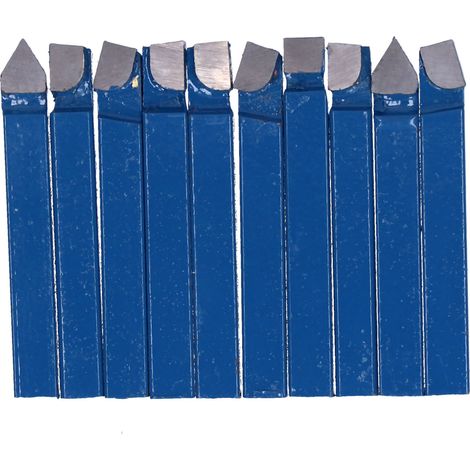1/4-zoll-drehmeißel Aus Hartmetall, Hochhart Und Präzise Für Die Metallbearbeitung, 10-teilig