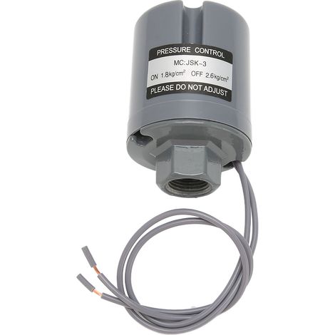Automatischer Wasserdruckschalter, Einstellbare Rundwasserpumpe 1,8–2,6 Bar
