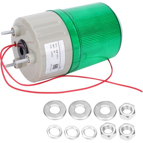 Berm Led-warnleuchte Mit Ton Und Licht, Notfallalarmlampe Bem-1081j 220vac Grün