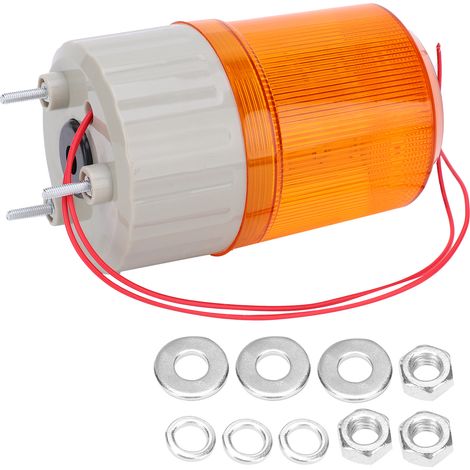 Berm Led-warnleuchte Mit Ton Und Licht, Notfallalarmlampe Bem-1081j, 220 V Ac, Gelb
