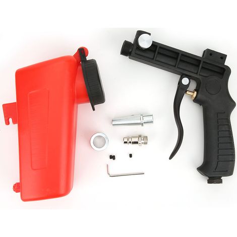 Sprühpoliergerät, Sandstrahlgerät, Mini Verstellbar, Leicht, Tragbar, Professionell, Kompakt Mit 1/4"-lufteinlass Zur Rostentfernung