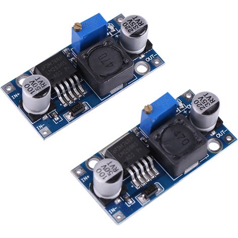 Dc/dc-wandler, Abwärtswandlermodul 1,25 V – 35 V, Hoher Wirkungsgrad, 2 Stück, Für Niederspannungssysteme, Batterieladung