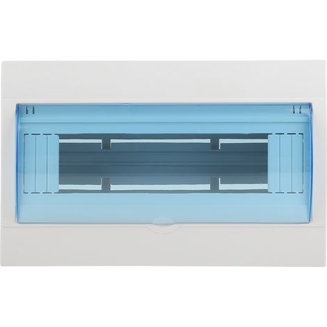Stromverteilerkasten Mit Transparenter Abdeckung, 1 Robuster Kunststoff-sicherungskasten, Langlebiger 9- Bis 12-wege-stromkreis Für Die Wandmontage In Innenräumen