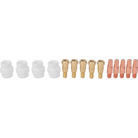 Satz Mit 14 Kontaktdüsen-gasverteilerhaltern Für Binzel 24kd Mig-schweißbrenner, 1,0 Mm