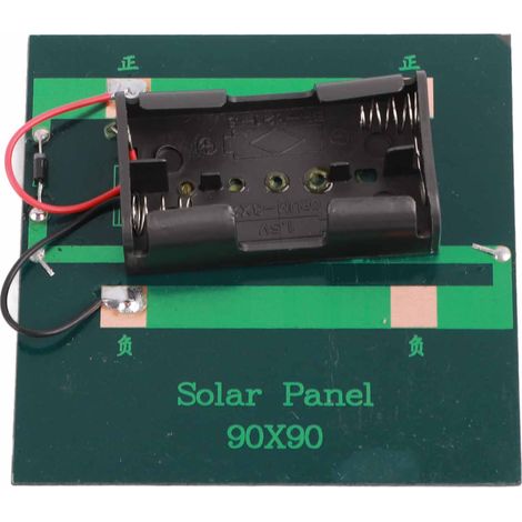 1w Dc4v Solarpanel-ladegerät Zellladeplatine Für 2xaa 1,2v Batterien