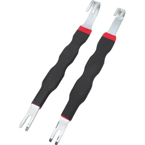 Elektrischer Steckverbinder-trenner, Doppelköpfiges Werkzeug Zum Entfernen Von Klemmen Für Die Reparatur Von Kabelbäumen An Pkw Und Lkw, Schwarz, 2 Stück