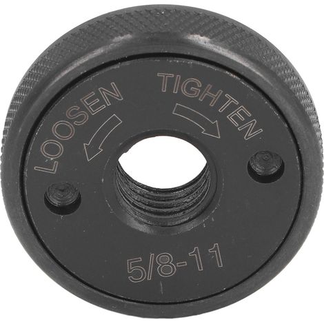 Flanschmutter Für Winkelschleifer 5/8-11, Rutschfeste Druckplatte Aus Legiertem Stahl, Selbstsichernd, 48,5 Mm Durchmesser