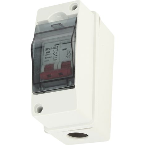 Photovoltaik-trennschalter, Miniatur-sicherungskasten Für Wohnmobile, Dc 500 V, Ip65 Wasserdicht, 16 A
