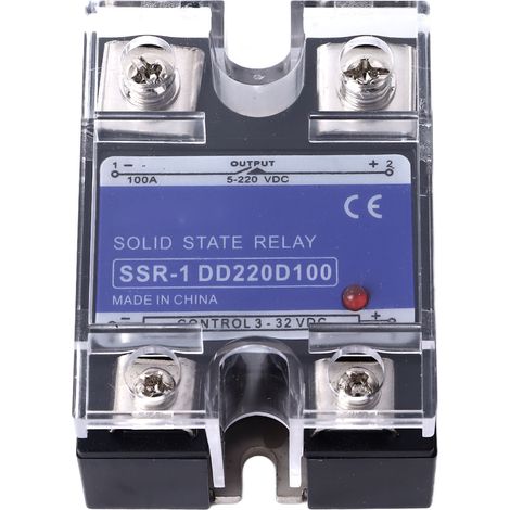 Einphasiges Halbleiterrelais, 3 Bis 32 V Dc, 5 Eingänge, 220 V Dc 100 A Lastmodul