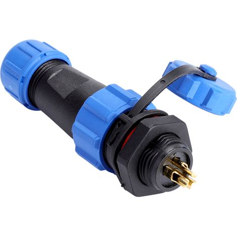 Ip67 Wasserdichter Kunststoffstecker Sp13 3-polig (3-polig)