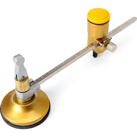 Runder Glasschneider, Präzises Und Verstellbares Schneidwerkzeug Mit Saugnapf Für Keramik, 400 Mm