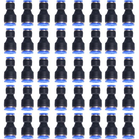 40-teiliges Pneumatisches Reduzierstück, Gerade Druckreduzierverschraubungen Für P12-8-luftschlauch