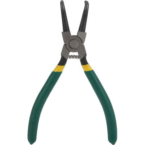 Gebogene Sprengringzange, Innenwerkzeug Aus Stahl, Federbelasteter Griff, Sprengring, Hand