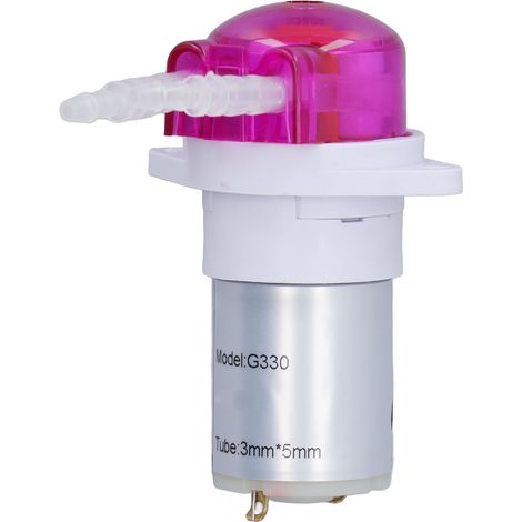 Mini-gleichstrom-peristaltikpumpe, Kleine Elektrische Mikrozirkulationspumpe, Selbstansaugend, Flüssigkeitsdosierung, 5000 U/min, 12 V, 58 Ml/min, 250 A