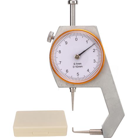 Tragbares Metalldickenmessgerät Mit Gebogener Spitze, 0-10 Mm, Zur Messung Von Hohlrohren